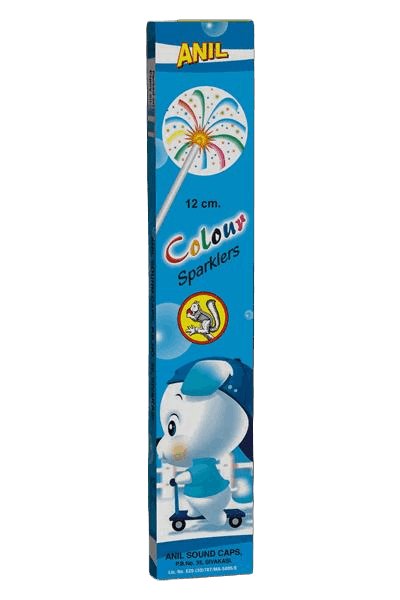 12 CM. DELUXE COLOUR SPARKLERS